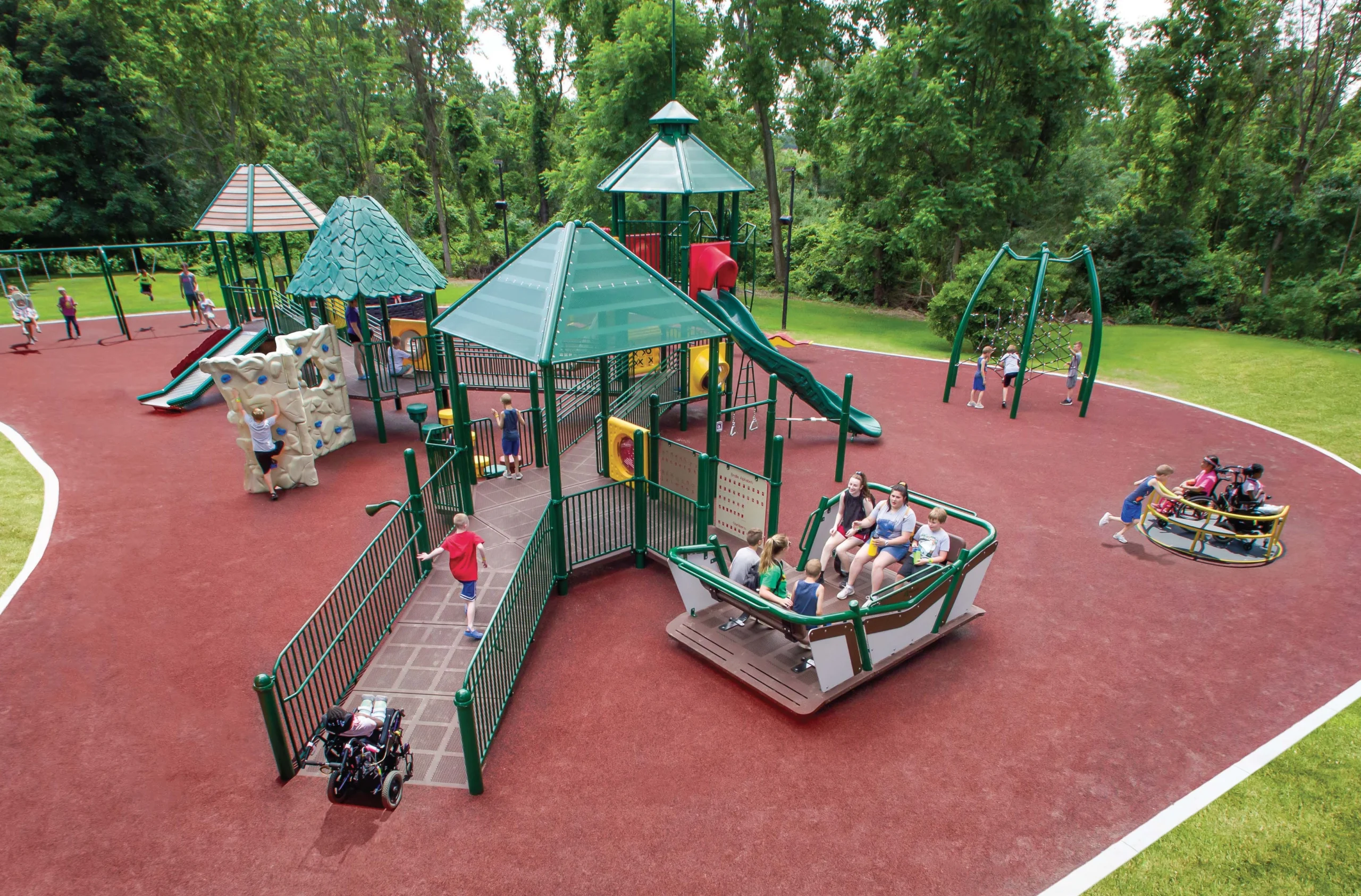 Rochester, NY Sunshine Camp Inclusive Playground