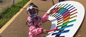 NSEEP Students Enjoying new Opportunities to Learn through Play on School’s new Inclusive Playground